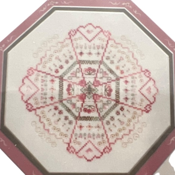 Dreams of Stitches Other - Dreams Of Stitches CARI’S GARDEN Embroidery Needlepoint Pattern Geometric Cherry